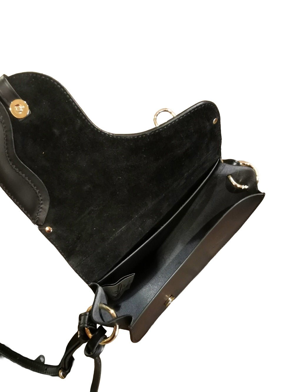 Borsa mini in pelle Boldrini 07624 Nero - Pelletteria Allegrini