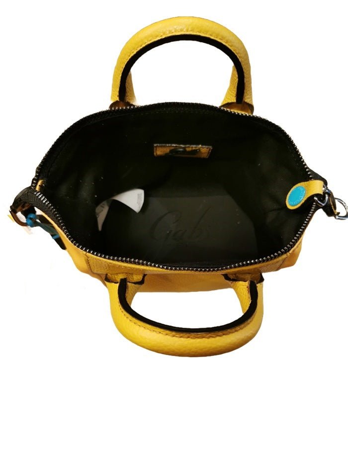 Borsa pelle/tessuto G3 mini Gabs G009908T1 - X2673 Miele - Pelletteria Allegrini