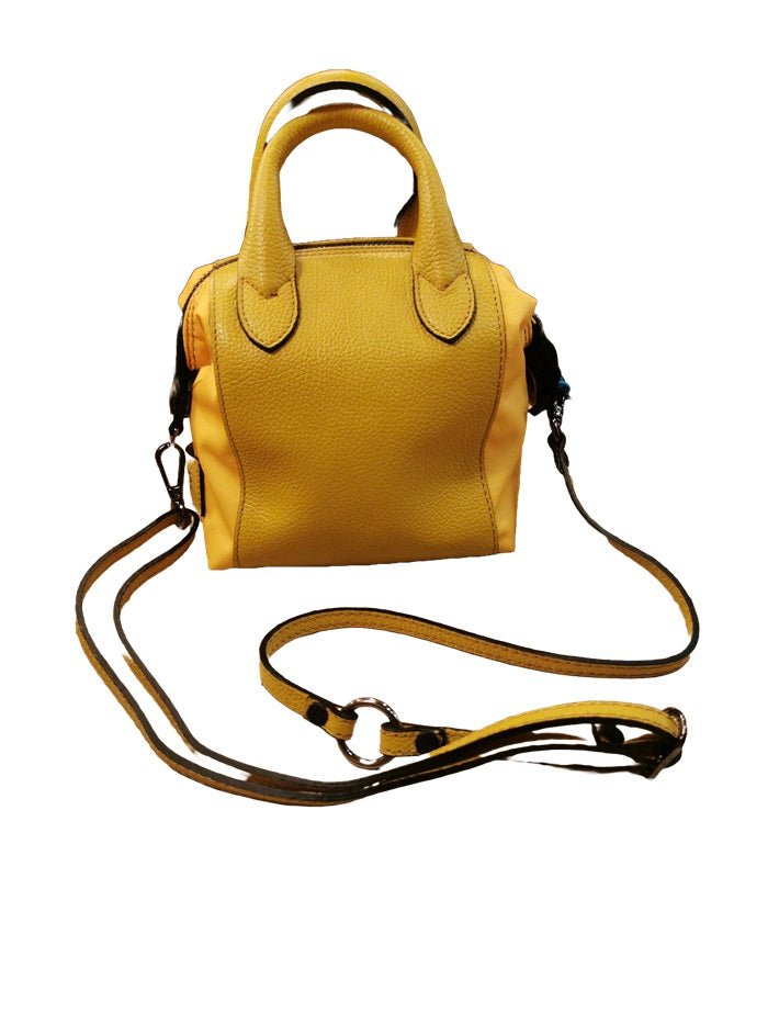 Borsa pelle/tessuto G3 mini Gabs G009908T1 - X2673 Miele - Pelletteria Allegrini