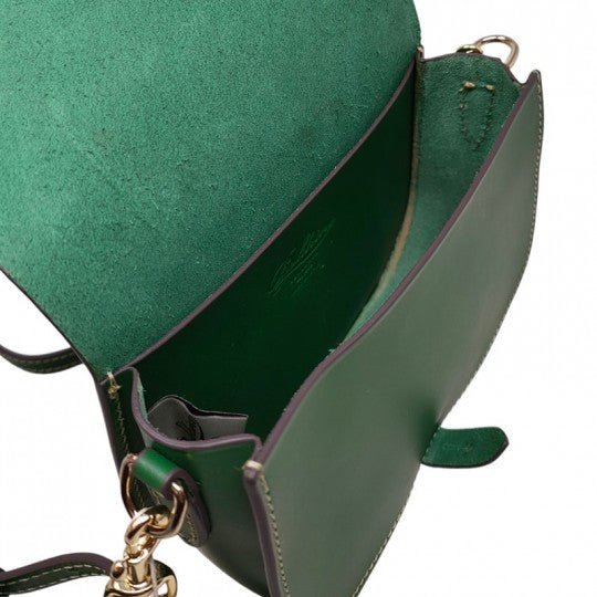 Borsa piccola in pelle Boldrini 07211 Avocado - Pelletteria Allegrini