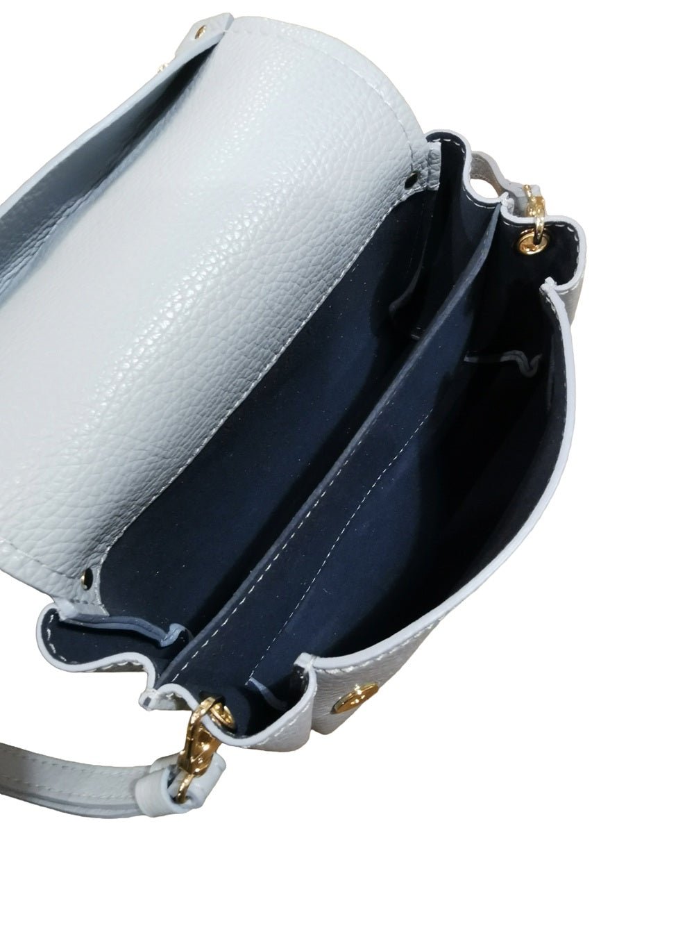 Borsa piccola in pelle con tracolla VISONA' 24805 Artico - Pelletteria Allegrini