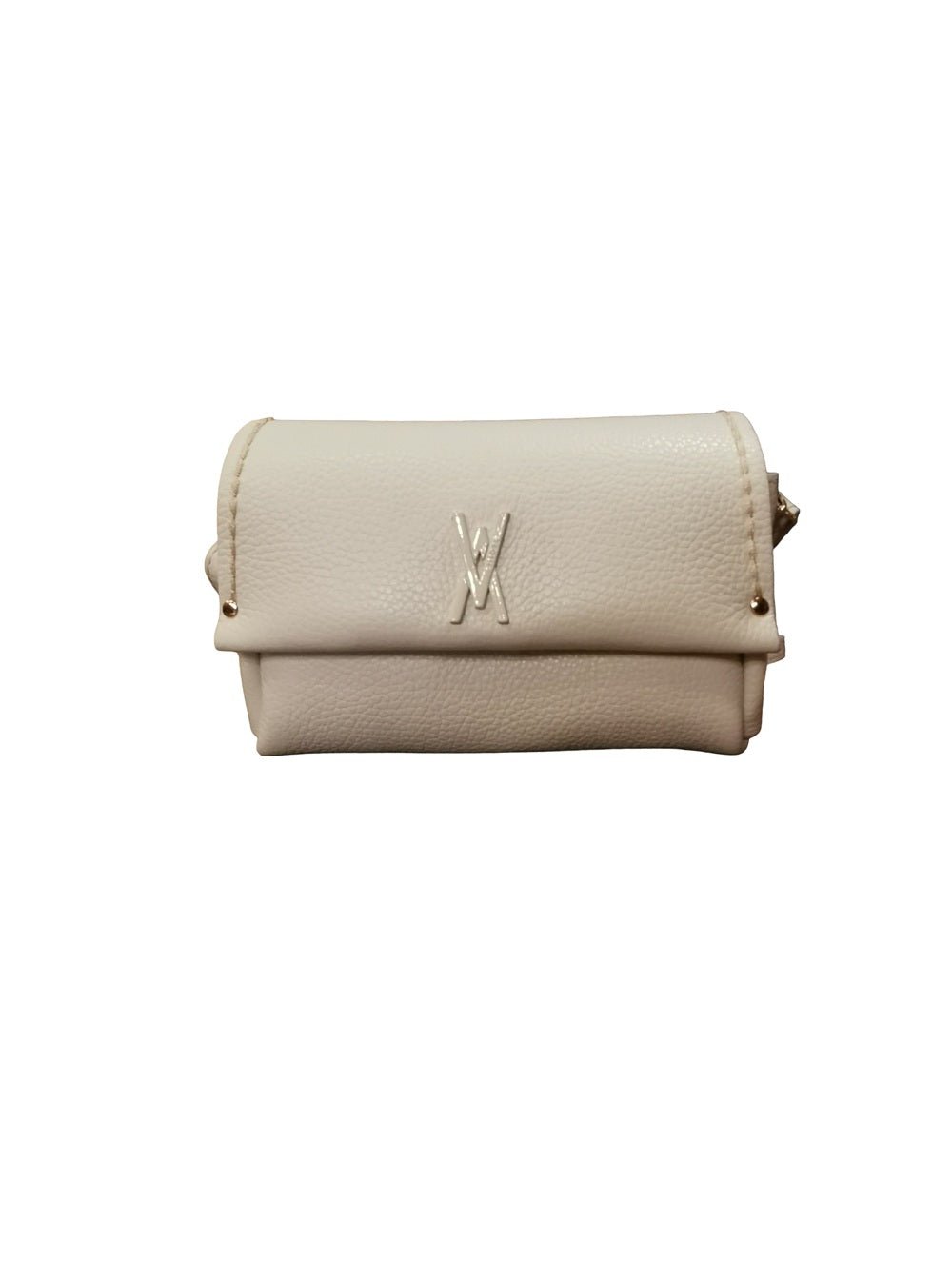 Borsa piccola in pelle con tracolla VISONA' 24805 Latte - Pelletteria Allegrini
