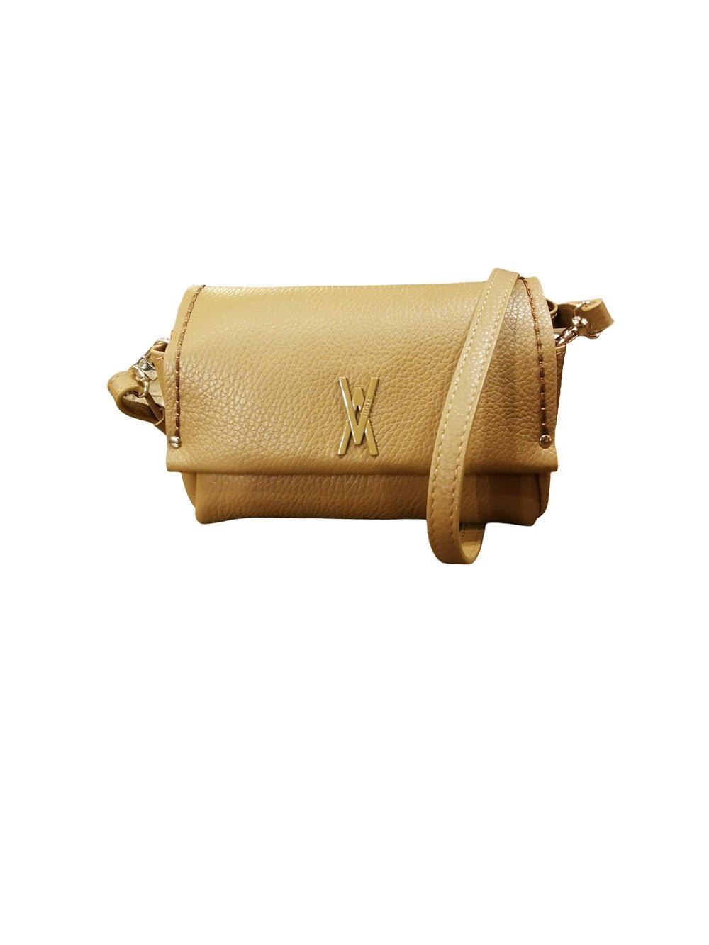 Borsa piccola in pelle con tracolla VISONA' 24805 Quercia - Pelletteria Allegrini