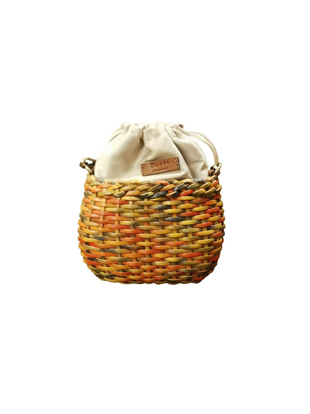 Borsa piccola in pelle intrecciata Bruno Rossi T1 Multicolor - Pelletteria Allegrini