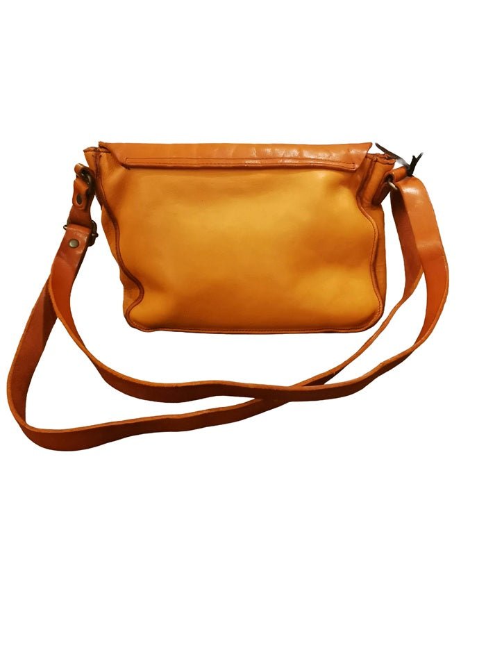 Borsa piccola in pelle Pelletteria Allegrini Filippo 1570 Arancione - Pelletteria Allegrini