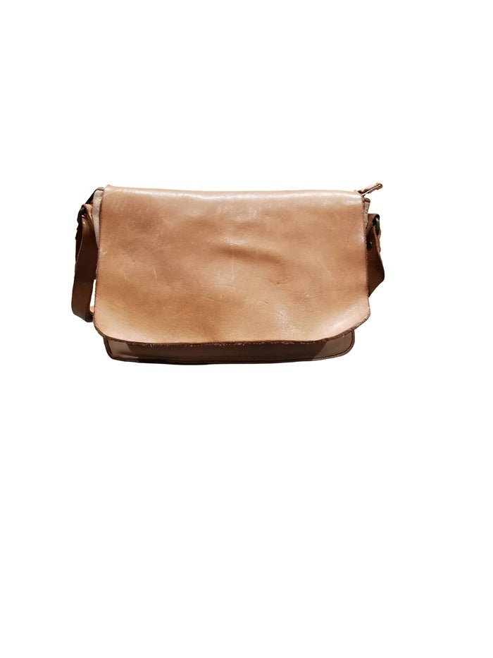 Borsa piccola in pelle Pelletteria Allegrini Filippo 1570 Beige - Pelletteria Allegrini