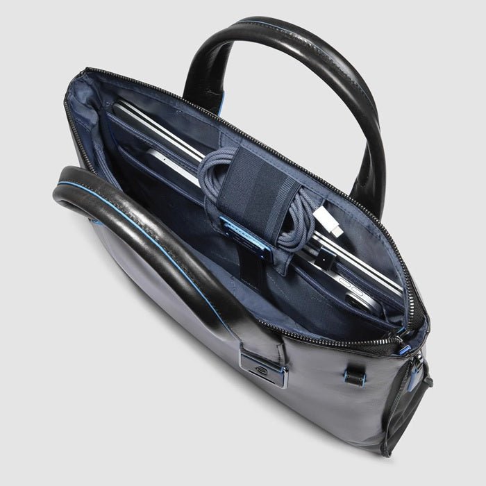 Borsa porta pc 14" Piquadro CA6857B2 Nero - Pelletteria Allegrini