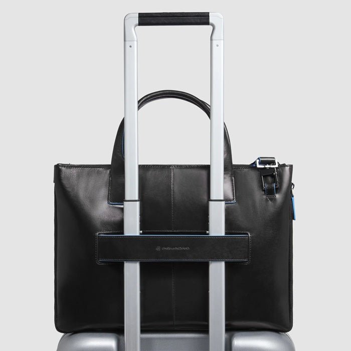 Borsa porta pc 14" Piquadro CA6857B2 Nero - Pelletteria Allegrini