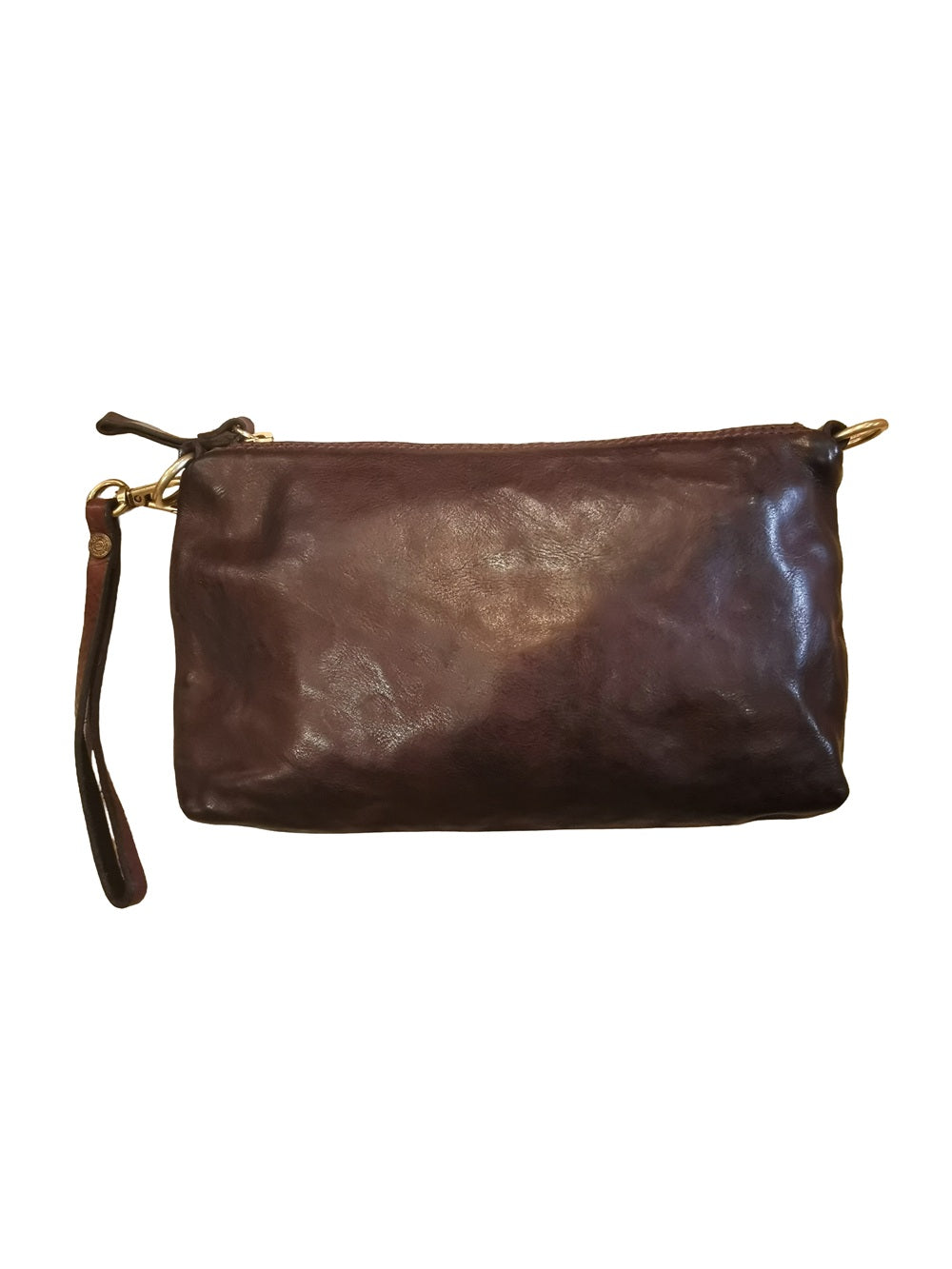 Campomaggi Greta Crossbody Bag in Leather C043610ND-X0001 Dark Brown