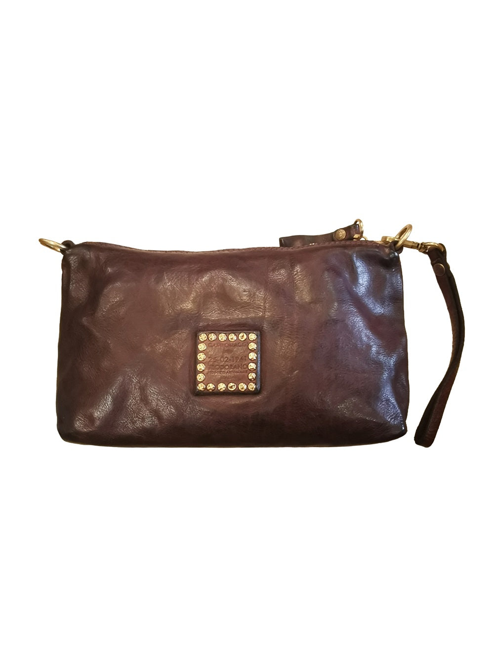 Campomaggi Greta Crossbody Bag in Leather C043610ND-X0001 Dark Brown