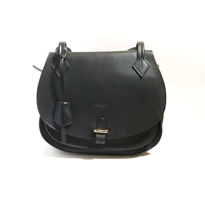 Borsa/tracolla in pelle c/patta Boldrini 07138 Nero - Pelletteria Allegrini