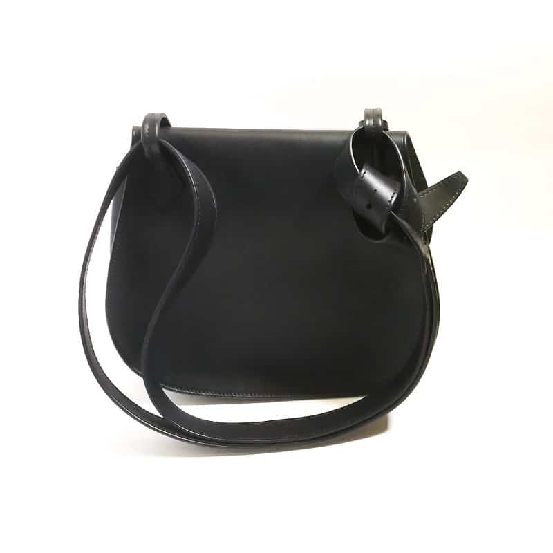Borsa/tracolla in pelle c/patta Boldrini 07138 Nero - Pelletteria Allegrini