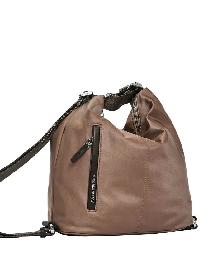 Borsa/zaino in tessuto Hunter Mandarina Duck P10VCT41 Beaver - Pelletteria Allegrini