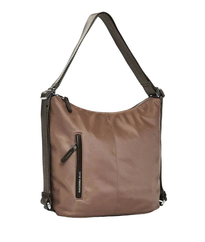 Borsa/zaino in tessuto Hunter Mandarina Duck P10VCT41 Beaver - Pelletteria Allegrini