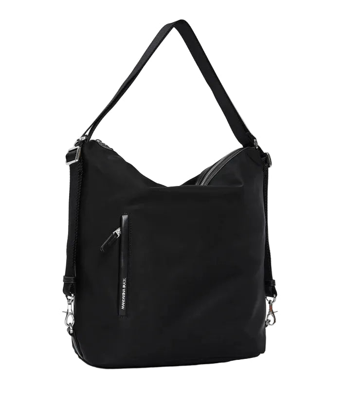 Borsa/zaino in tessuto Hunter Mandarina Duck P10VCT41 Nero - Pelletteria Allegrini