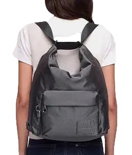 Borsa/zaino in tessuto MD Mandarina Duck P10QMT09 Steel - Pelletteria Allegrini