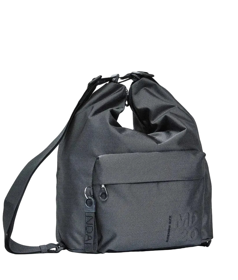 Borsa/zaino in tessuto MD Mandarina Duck P10QMT09 Steel - Pelletteria Allegrini