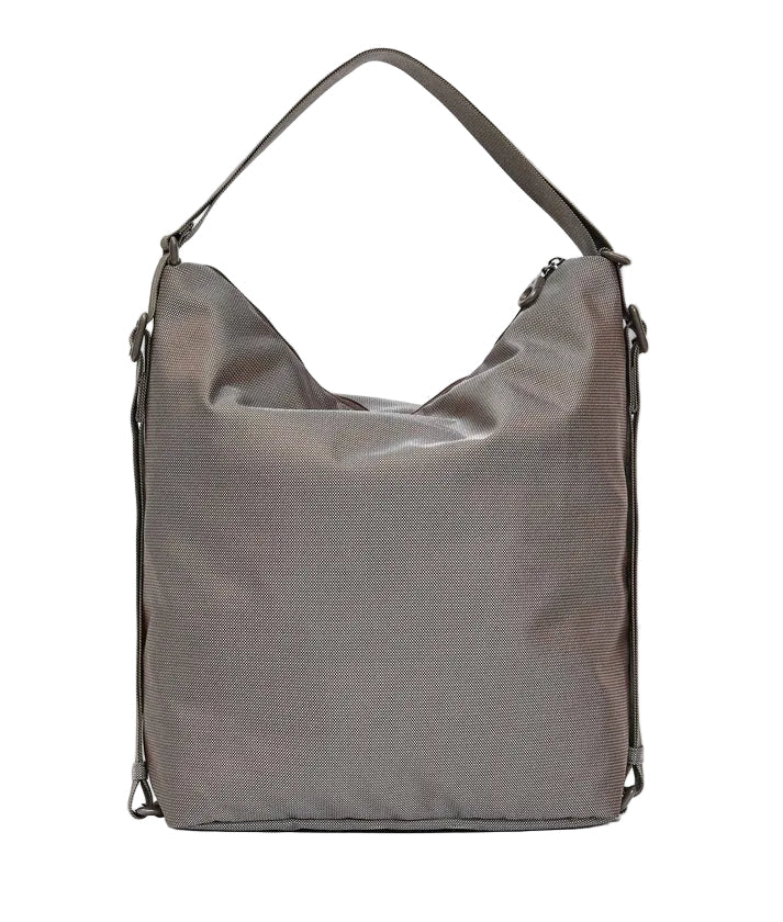 Borsa/zaino in tessuto MD Mandarina Duck P10QMT09 Taupe - Pelletteria Allegrini