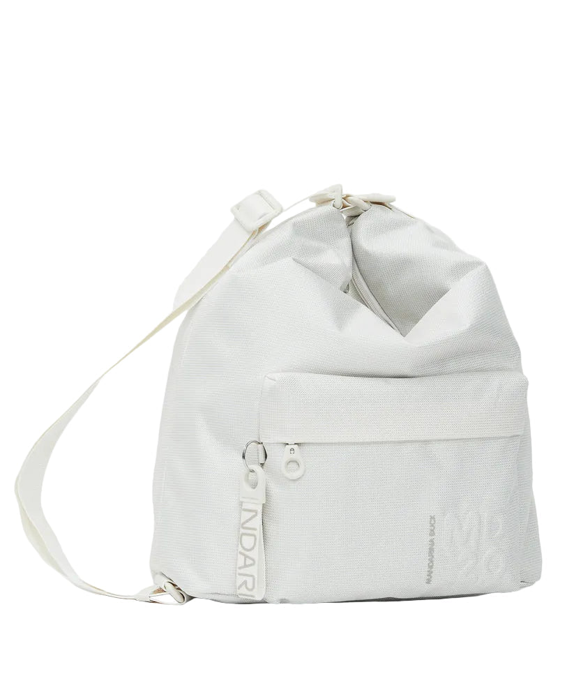 Borsa/zaino in tessuto MD20 Mandarina Duck P10QMT09 Latte - Pelletteria Allegrini