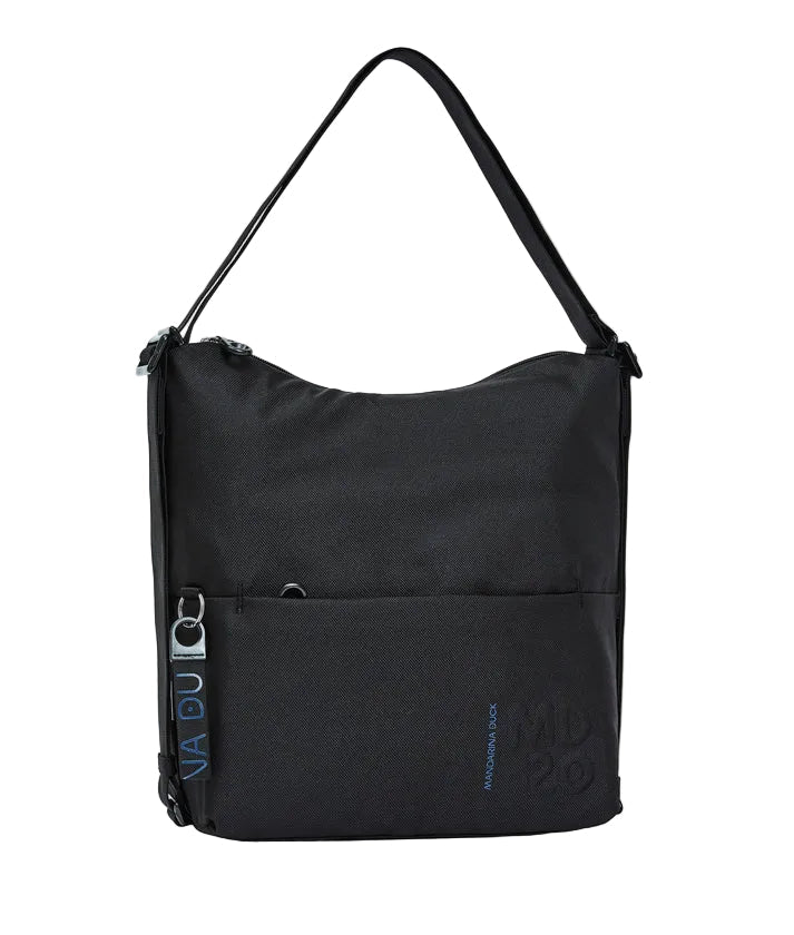 Borsa/Zaino slide in tessuto MD20 Mandarina Duck P10QMT38 Nero - Pelletteria Allegrini