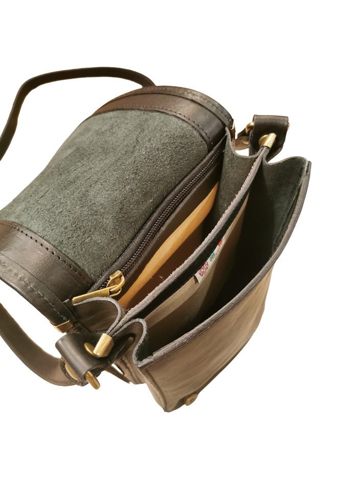 Borsello in pelle I Medici 63/3615 Nero - Pelletteria Allegrini
