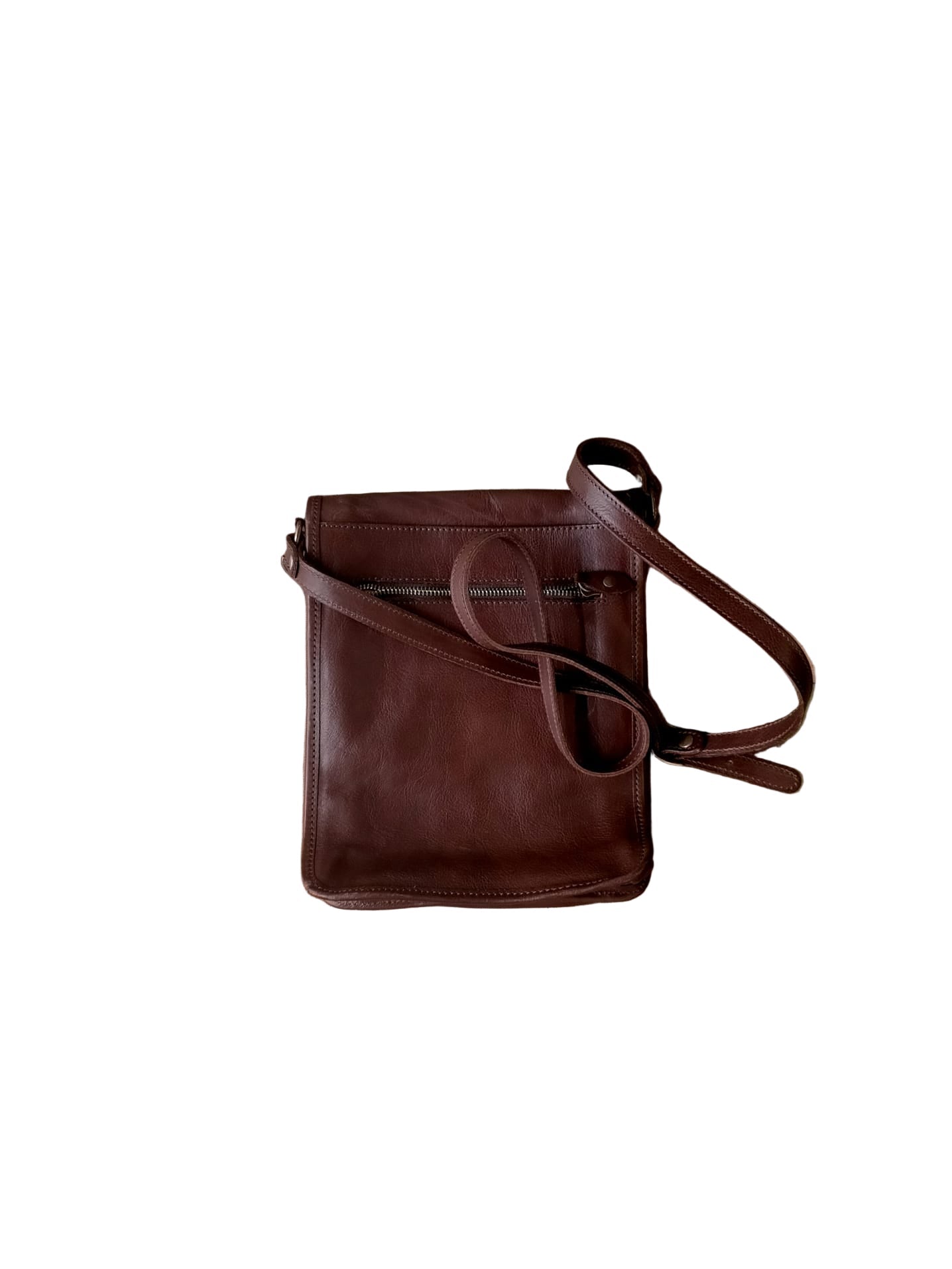 Borsello in pelle I Medici 63/3700 testa di moro - Pelletteria Allegrini