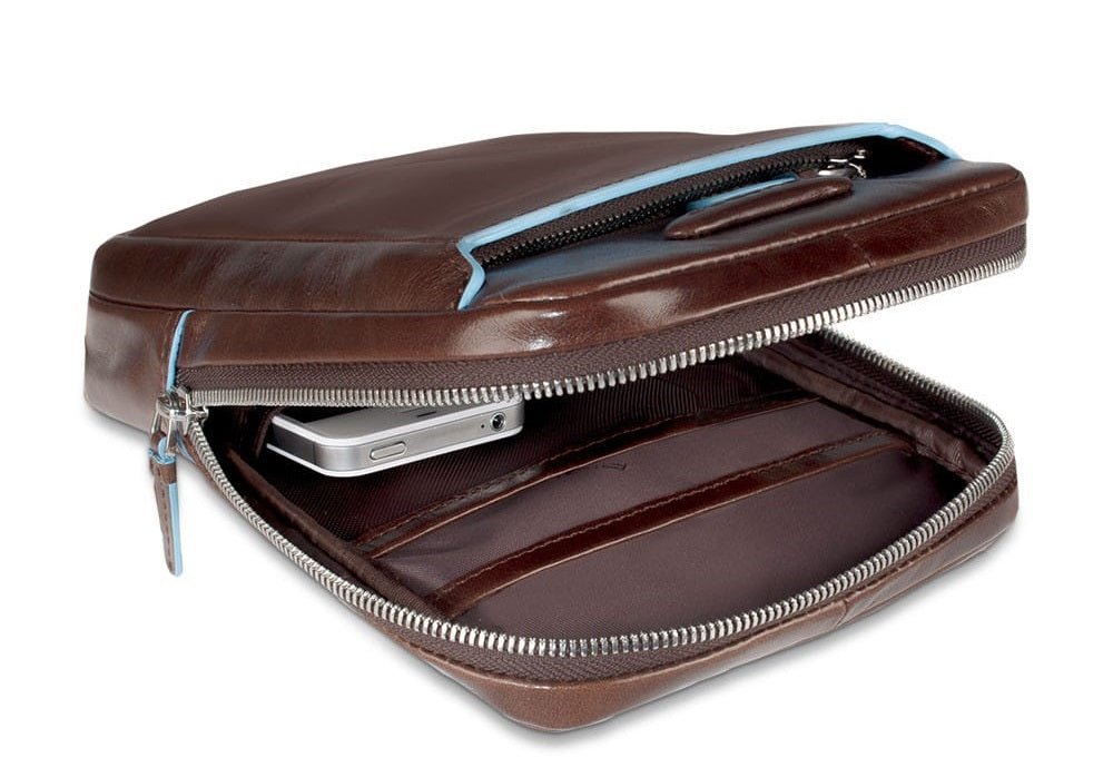 Borsello in pelle porta i - Pad mini Piquadro CA3084B2 Nero - Pelletteria Allegrini