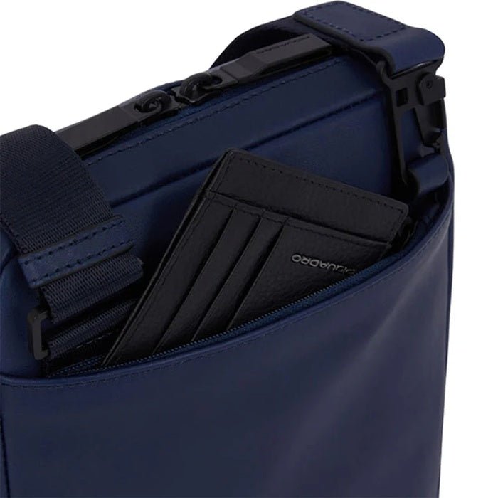 Borsello uomo in pelle Piquadro CA3084W119 Blu - Pelletteria Allegrini