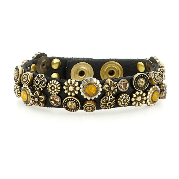 Bracciale Classic in pelle Campomaggi C024010ND X3076 moro - Pelletteria Allegrini