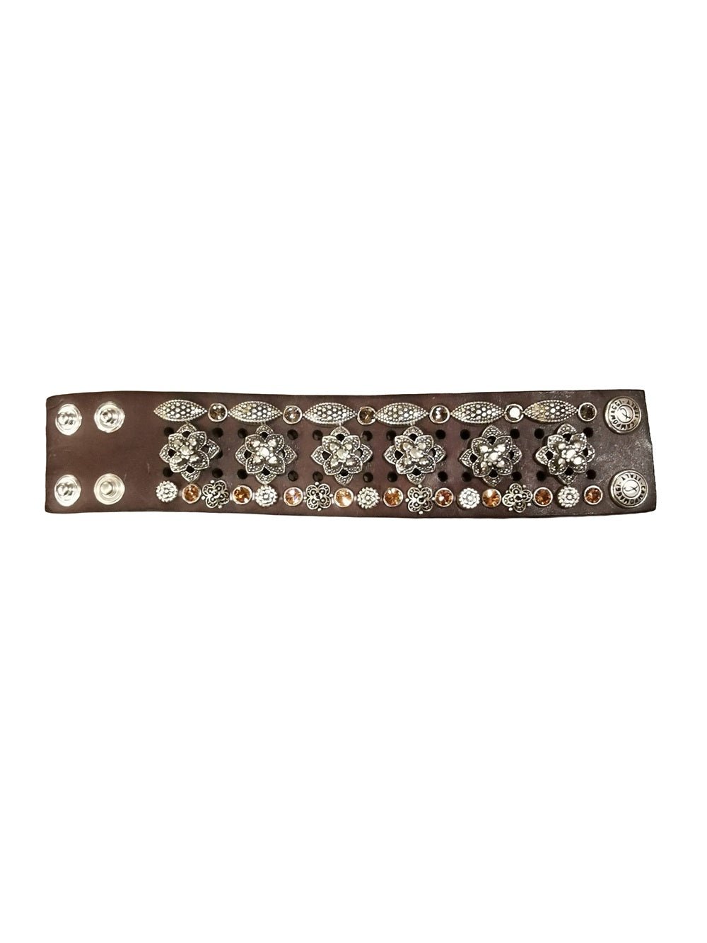Bracciale in pelle Campomaggi C002170ND X2983 Testa di moro - Pelletteria Allegrini