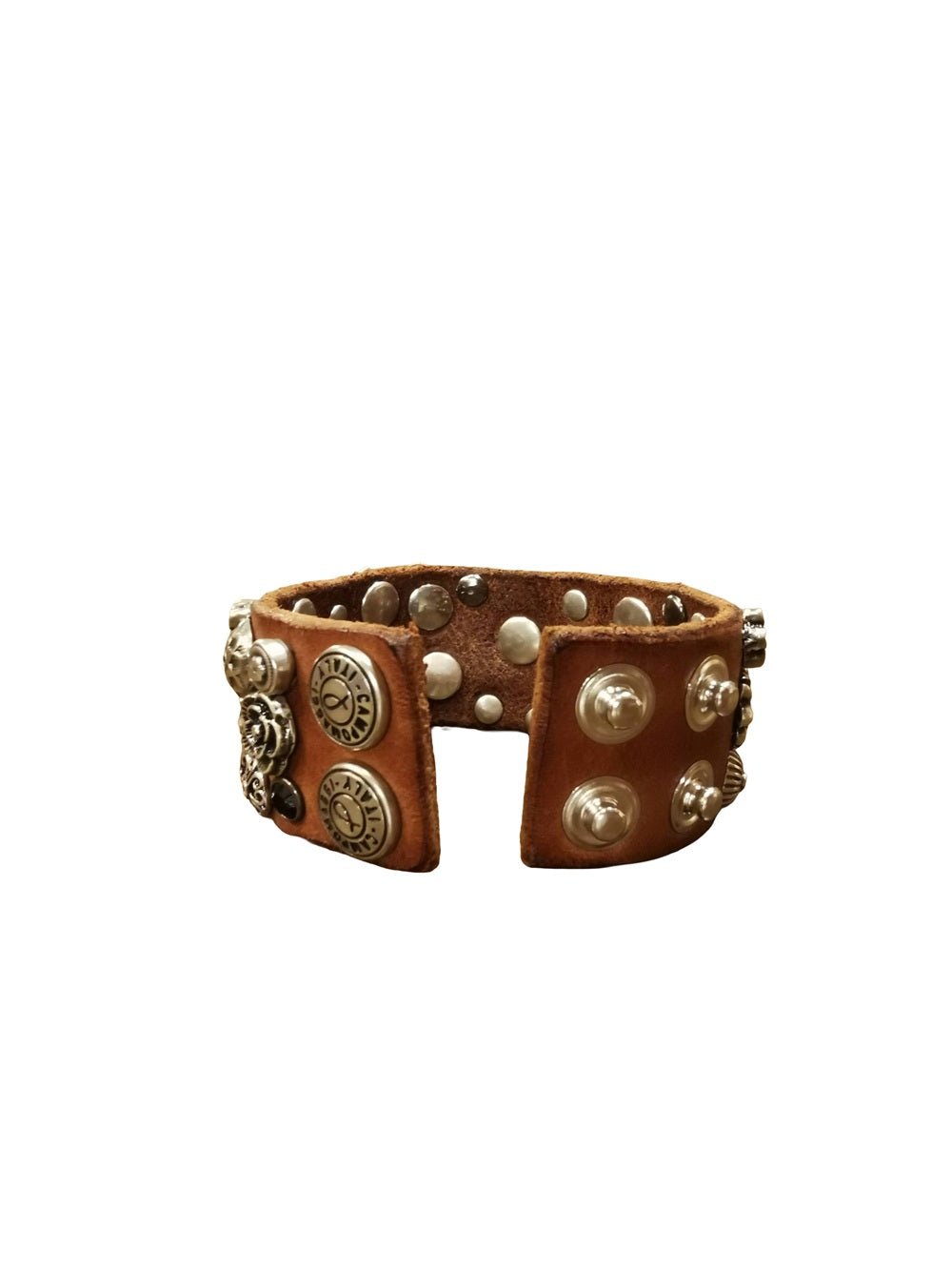 Bracciale in pelle Campomaggi C027200ND X2989 Cognac - Pelletteria Allegrini