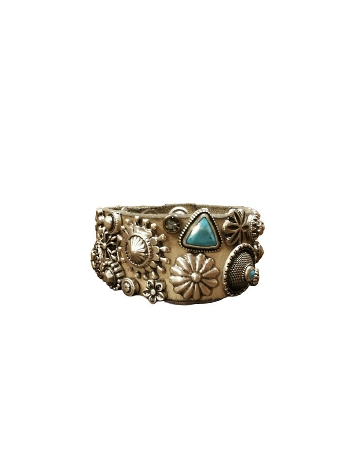 Bracciale in pelle Campomaggi C027200ND X2989 Ghiaccio - Pelletteria Allegrini