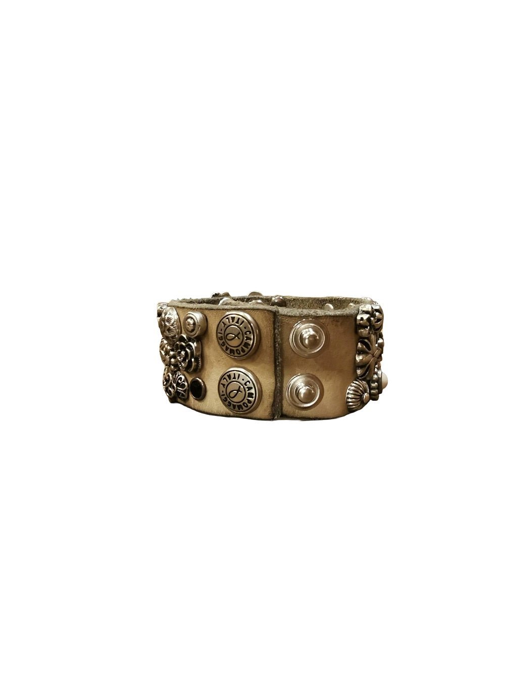 Bracciale in pelle Campomaggi C027200ND X2989 Ghiaccio - Pelletteria Allegrini