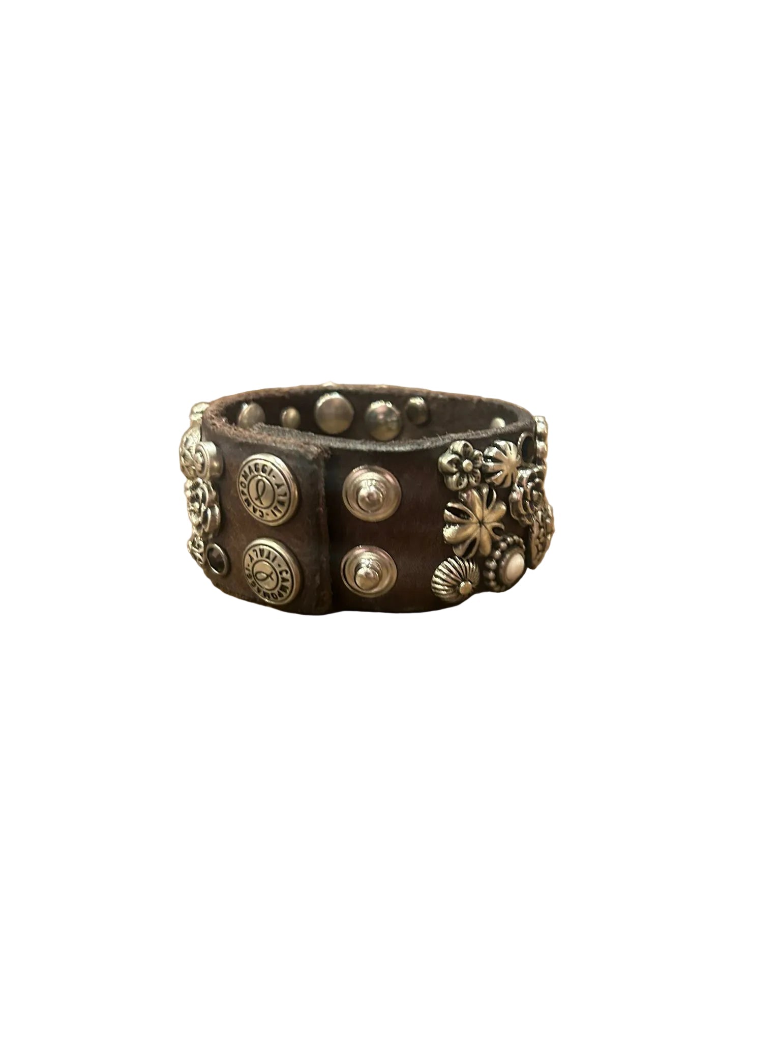 Bracciale in pelle Campomaggi C027200ND X2989 Testa di moro - Pelletteria Allegrini