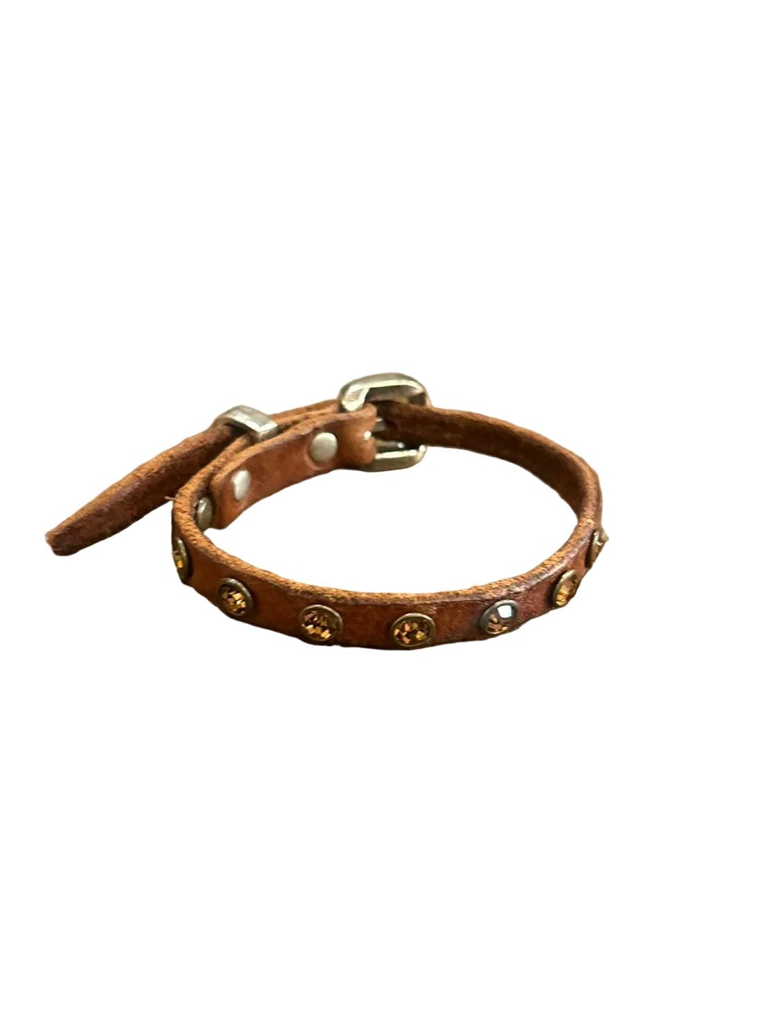 Bracciale Montepulciano in pelle Campomaggi C003390ND X3050 Cognac - Pelletteria Allegrini