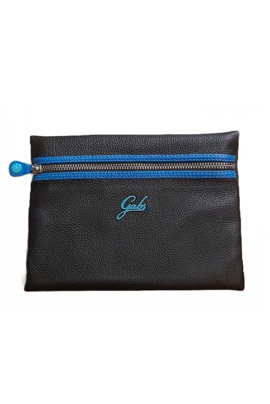 Bustina in pelle G Packet Gabs G000110ND P0086 Nero - Pelletteria Allegrini