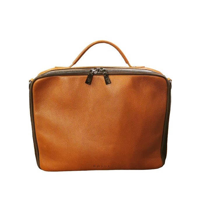 Cartella da lavoro in pelle Bruno Rossi R330 Brandy - Pelletteria Allegrini