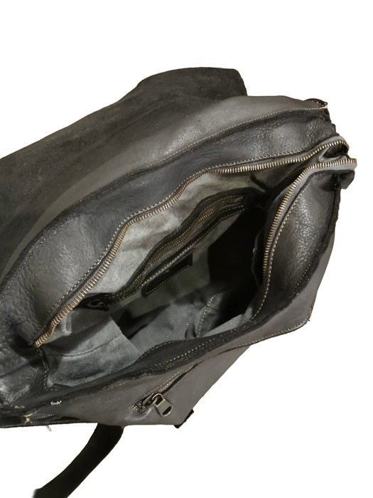 Cartella/borsa in pelle Pelletteria Allegrini Filippo 1098 Nero - Pelletteria Allegrini