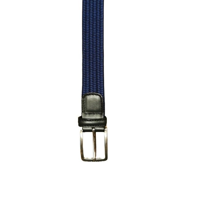 Cintura elasticizzata Pelletteria Allegrini Filippo 6190STOCK blu avio - Pelletteria Allegrini