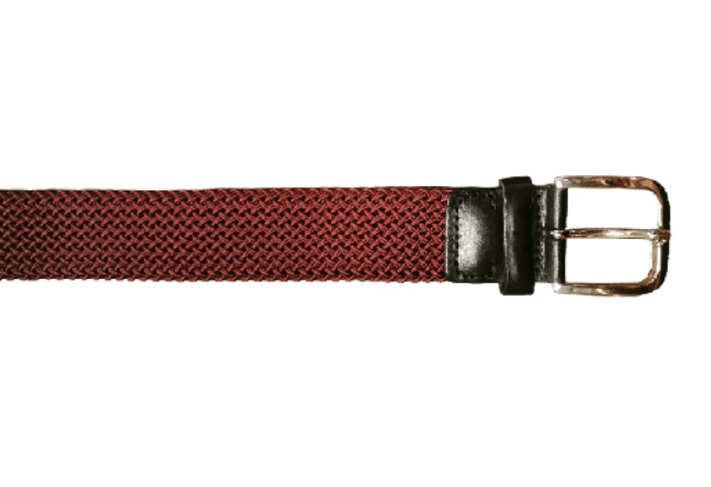 Cintura elasticizzata Pelletteria Allegrini Filippo EL8/M Bordeaux - Pelletteria Allegrini