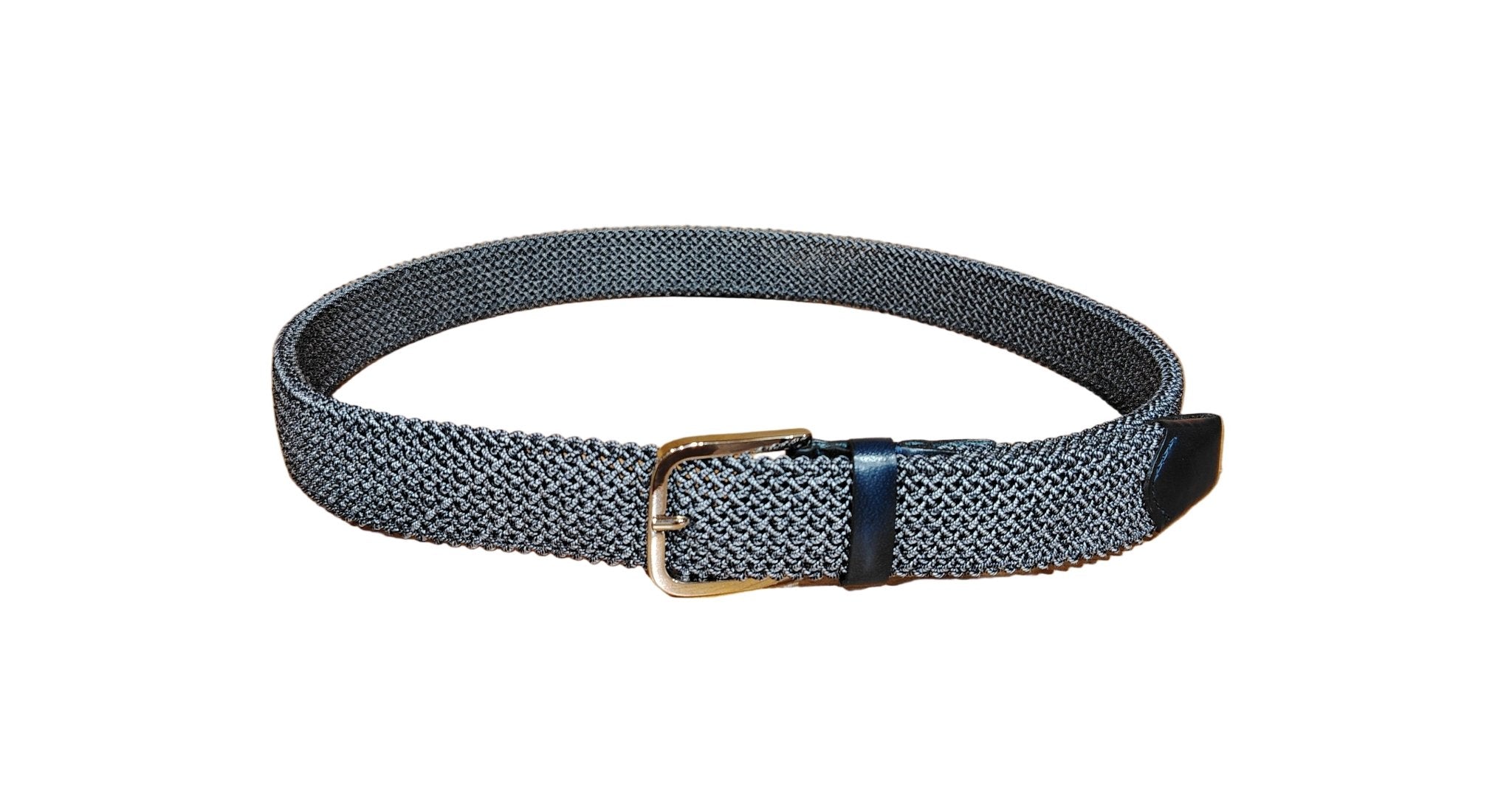 Cintura elasticizzata Pelletteria Allegrini Filippo EL8/M Denim - Pelletteria Allegrini