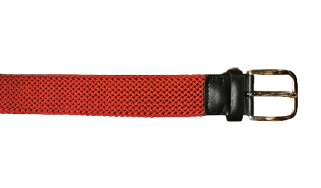 Cintura elasticizzata Pelletteria Allegrini Filippo EL8/M Rosso - Pelletteria Allegrini