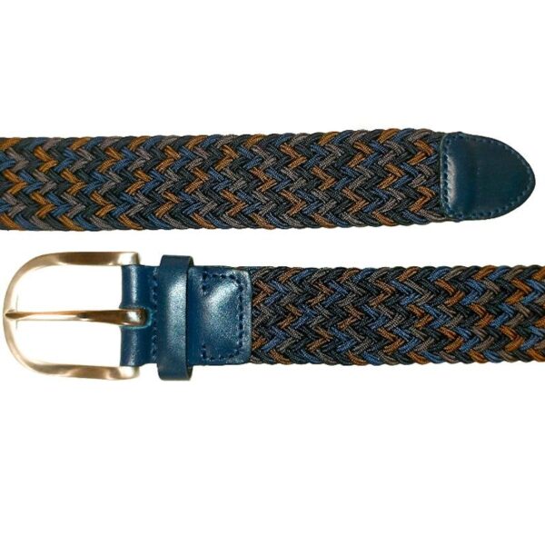 Cintura elasticizzata Pelletteria Allegrini Filippo S37 Marrone - Pelletteria Allegrini