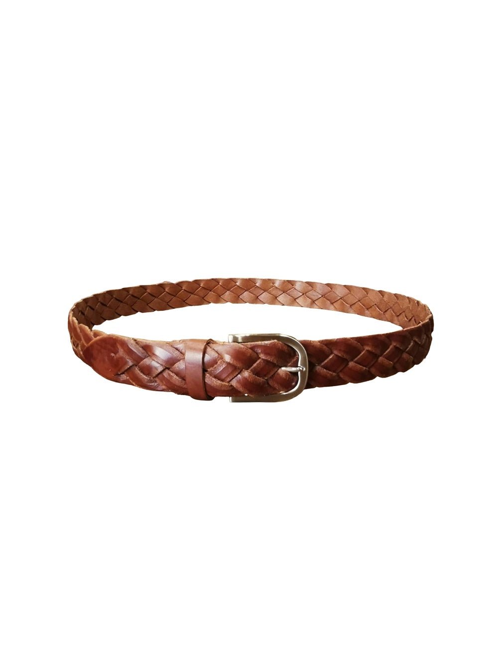 Cintura in cuoio intrecciata Pelletteria Allegrini Filippo BCR95 Cuoio - Pelletteria Allegrini