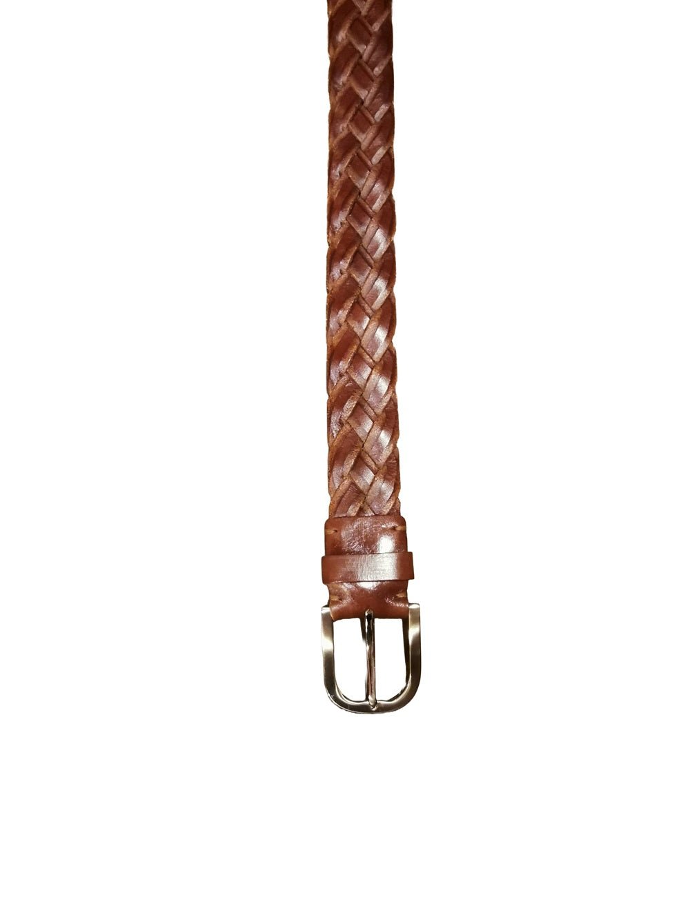 Cintura in cuoio intrecciata Pelletteria Allegrini Filippo BCR95 Cuoio - Pelletteria Allegrini