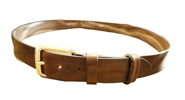 Cintura in cuoio Pelletteria Allegrini Filippo 280/35 Testa di moro