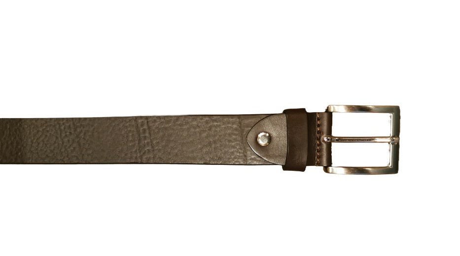 Cintura in Cuoio Pelletteria Allegrini Filippo 9386/35 Testa di moro - Pelletteria Allegrini