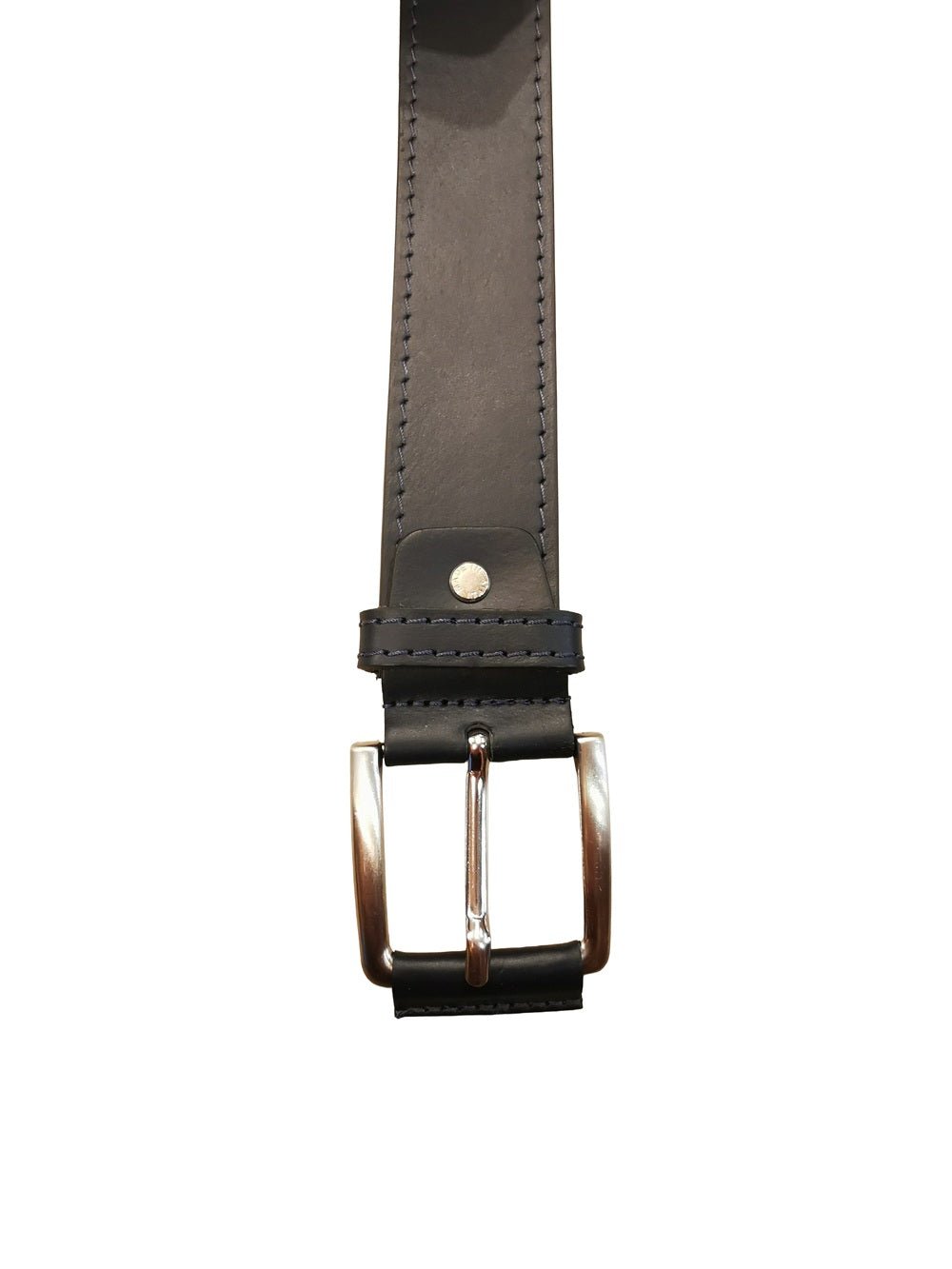 Cintura in pelle alta 4 cm Pelletteria Allegrini Filippo 094/40 Blu - Pelletteria Allegrini