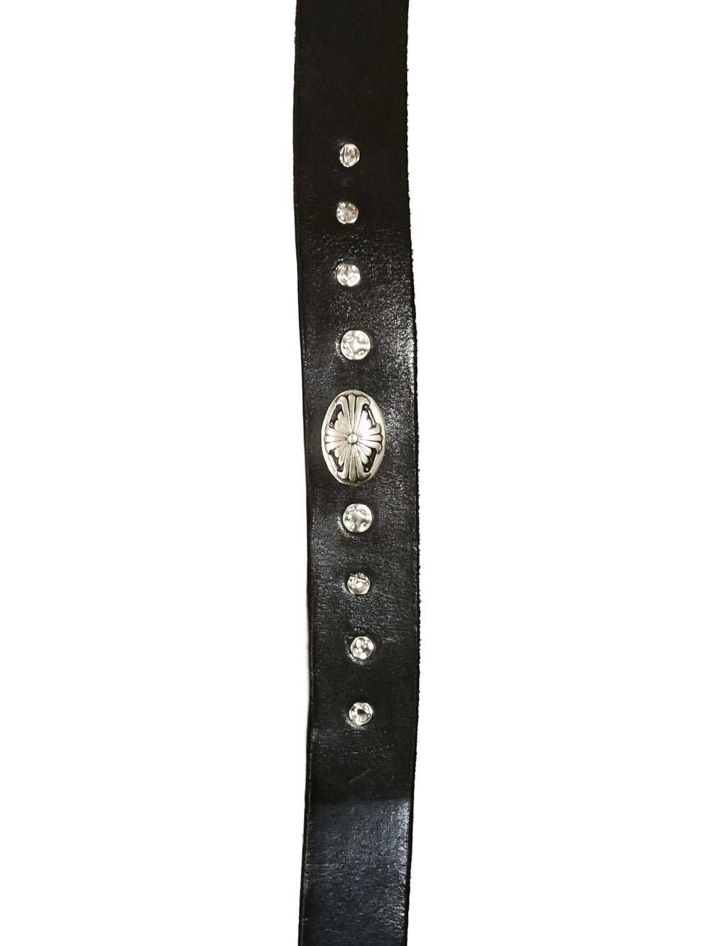 Cintura in pelle con borchie Pelletteria Allegrini Filippo CT132/35 Nero - Pelletteria Allegrini