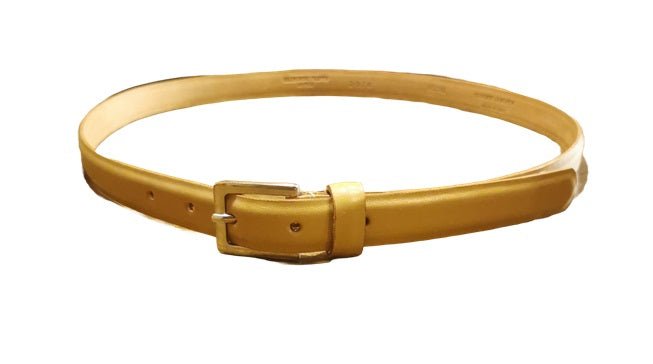 Cintura in pelle Donna Pelletteria Allegrini Filippo 2074/20 beige - Pelletteria Allegrini